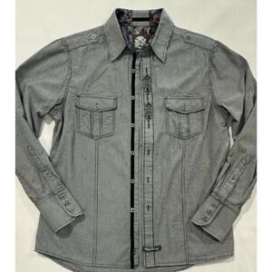 English Laundry Men's Shirt Blaque Label by Christopher Wicks Size Medium (08)